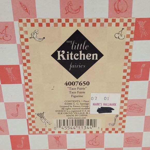 My Little Kitchen Fairies Taco Fairie Taco Figurine 4007650 - Picture 3 of 7